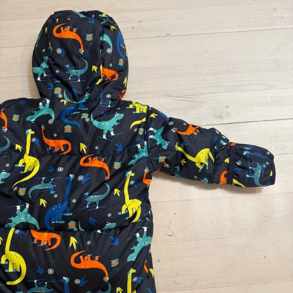 Columbia Baby‎ Boy Snuggly Bunny down Bunting colorful dinosaur 18/24 months